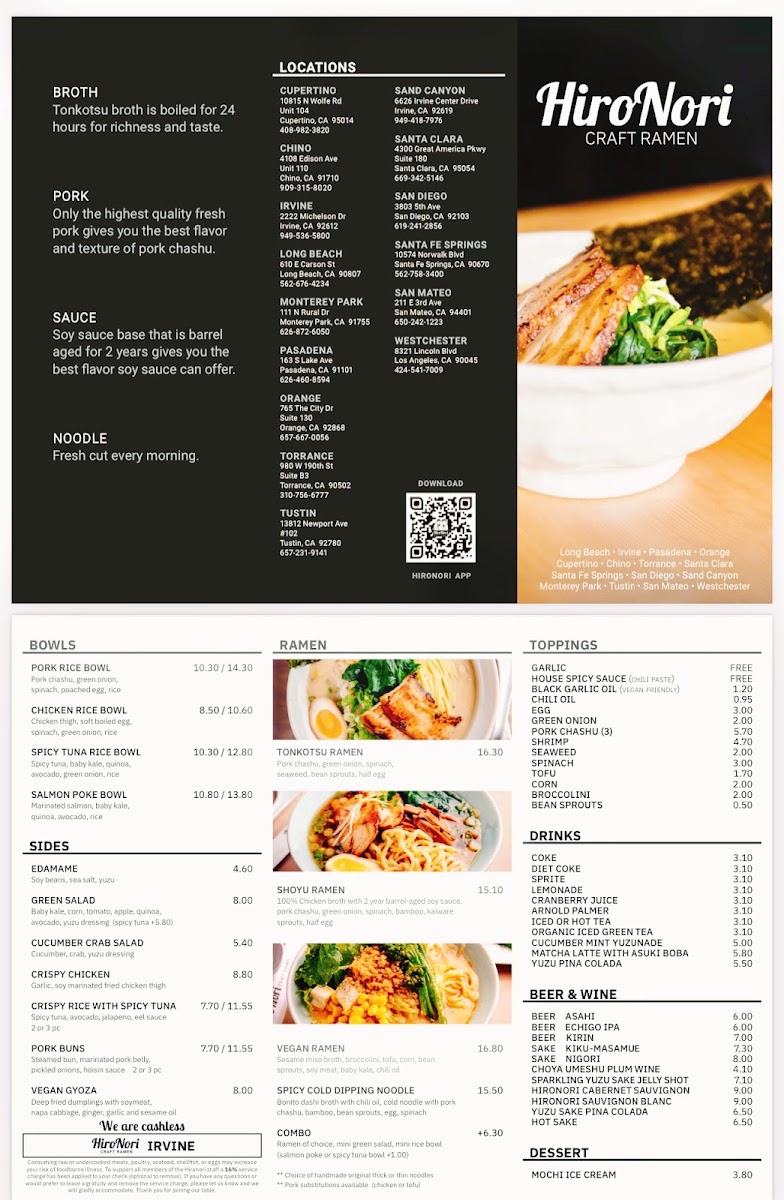 HiroNori Craft Ramen (Irvine) - 1
