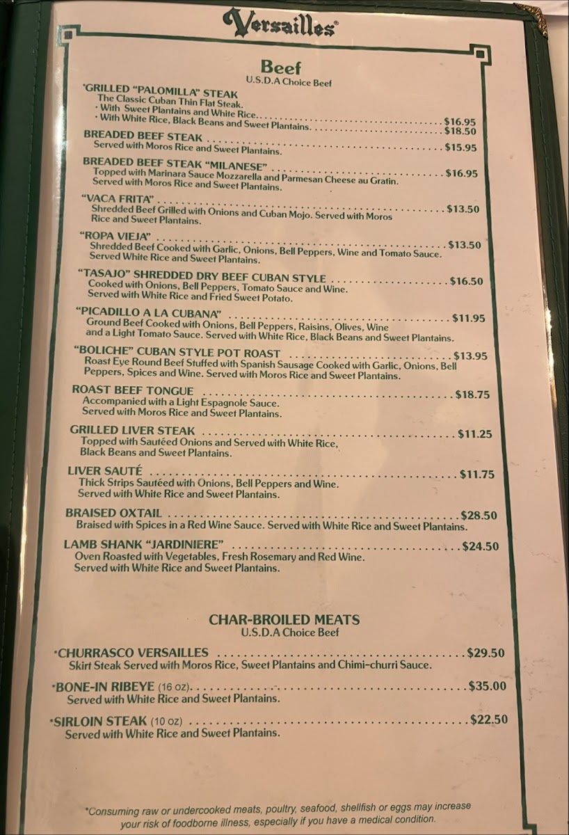Versailles Restaurant Cuban Cuisine - 6