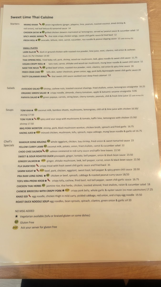 Sweet Lime Thai Cuisine - 6