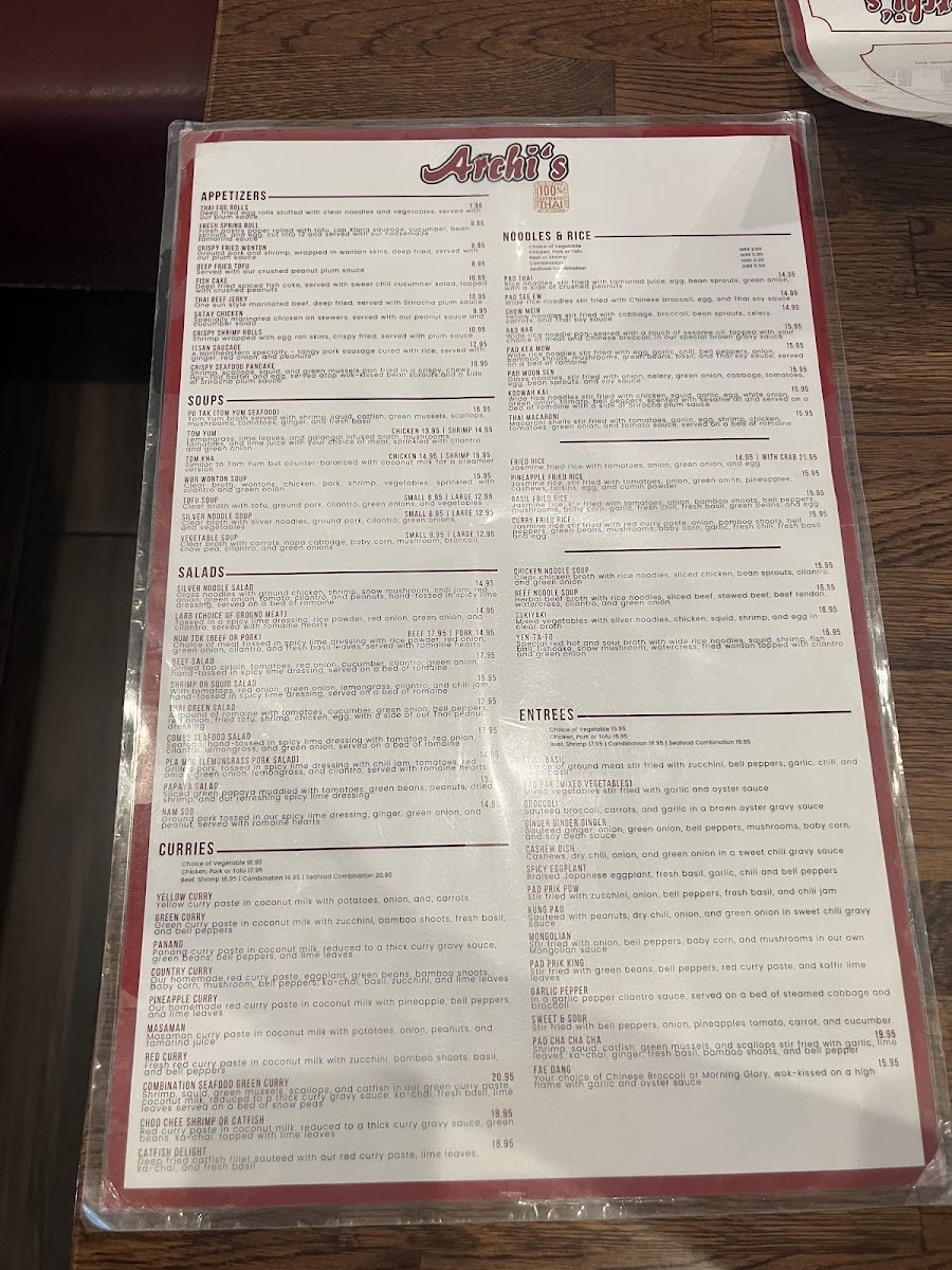 Archi's Thai Bistro - 1