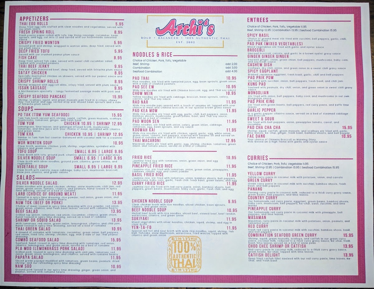 Archi's Thai Bistro - 10