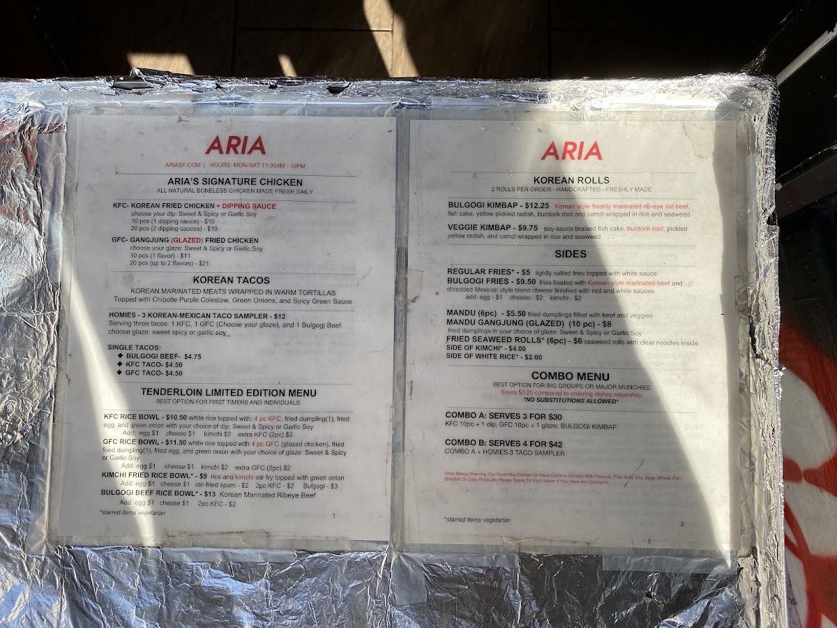 Aria Korean Street Food - 1