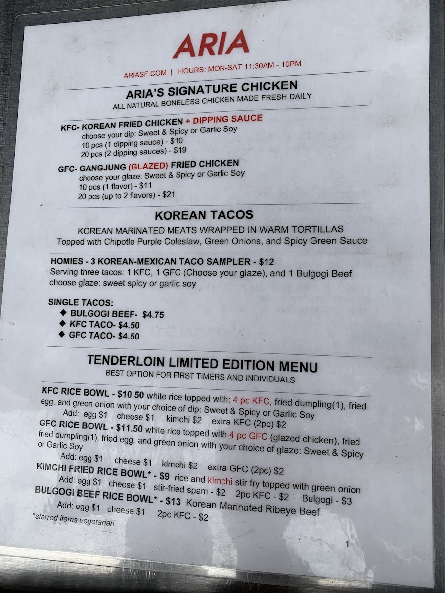 Aria Korean Street Food - 2