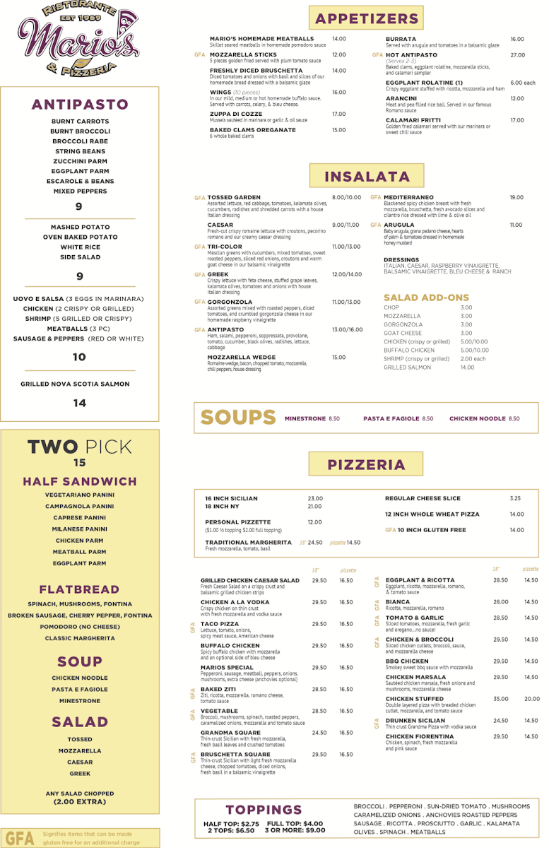 Mario's Ristorante & Pizzeria - 1