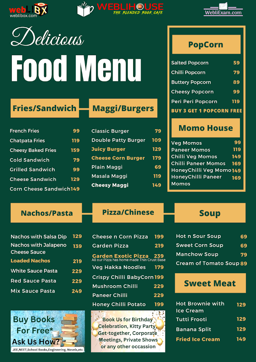 WEBLIHOUSE : Cafe & Books - 1