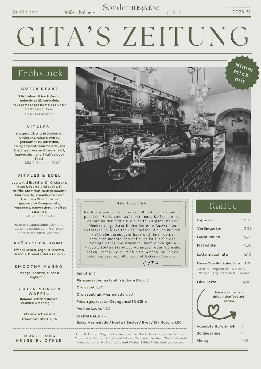 Gita's Kaffee - Brot - Wein - 4