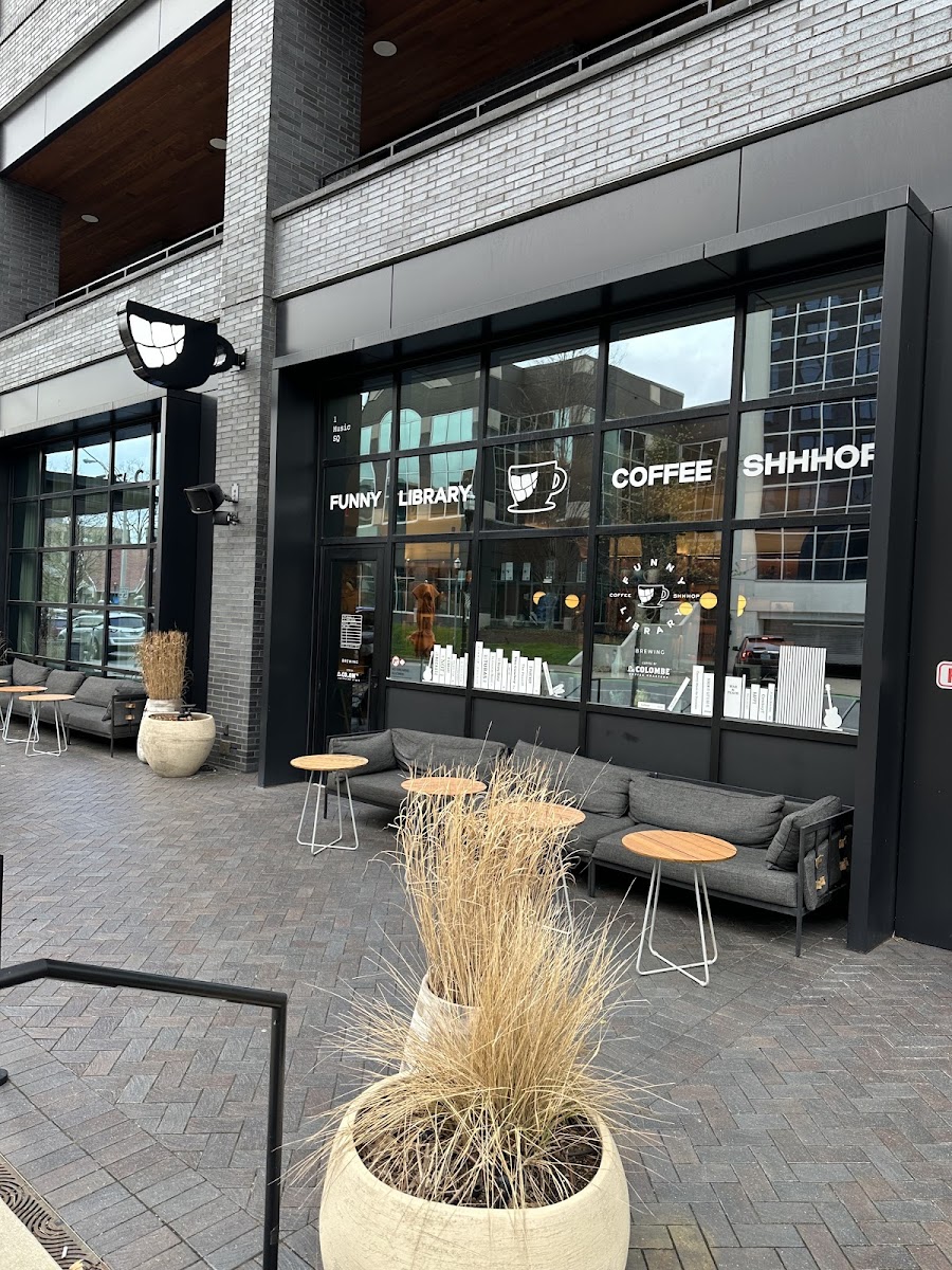 Funny Library Coffee Shop