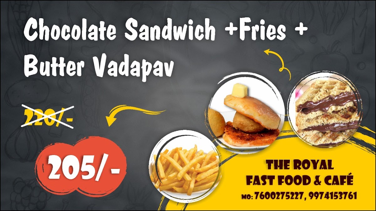 Royal fast food & cafe sandwich & pizza - 9