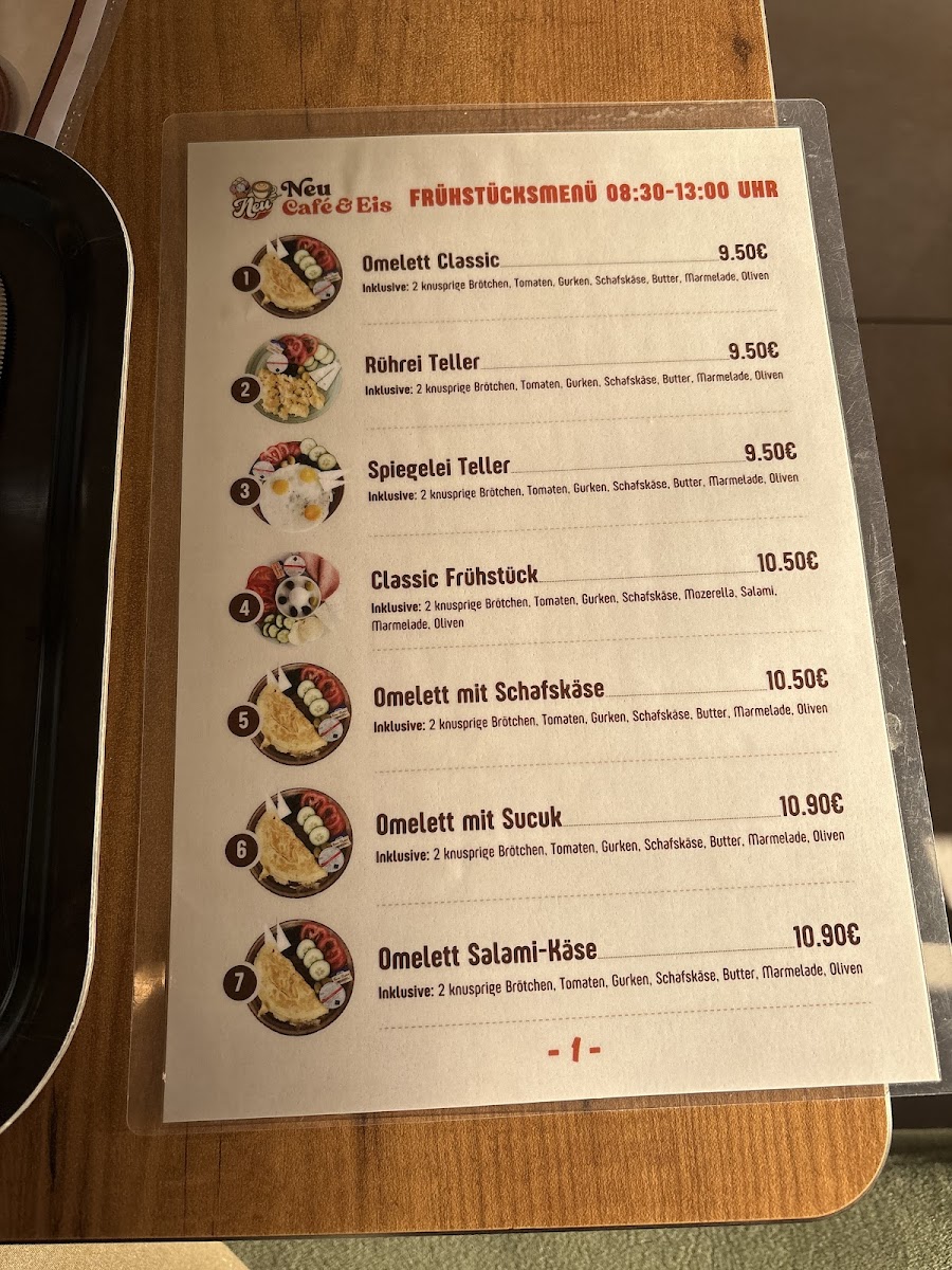 NEU Café & Eis , Frühstück - 9