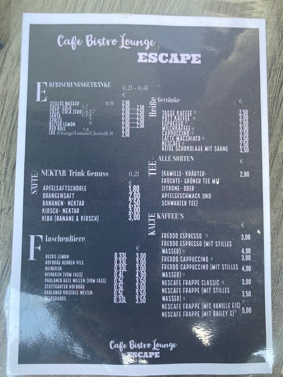 Escape - Cafe Bistro Lounge - 1