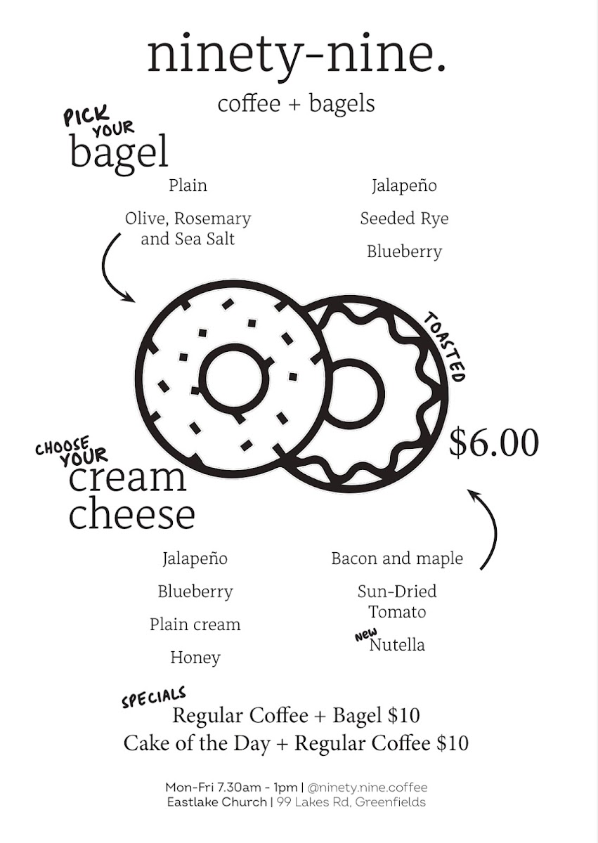 Ninety-Nine Coffee Bagels - 10