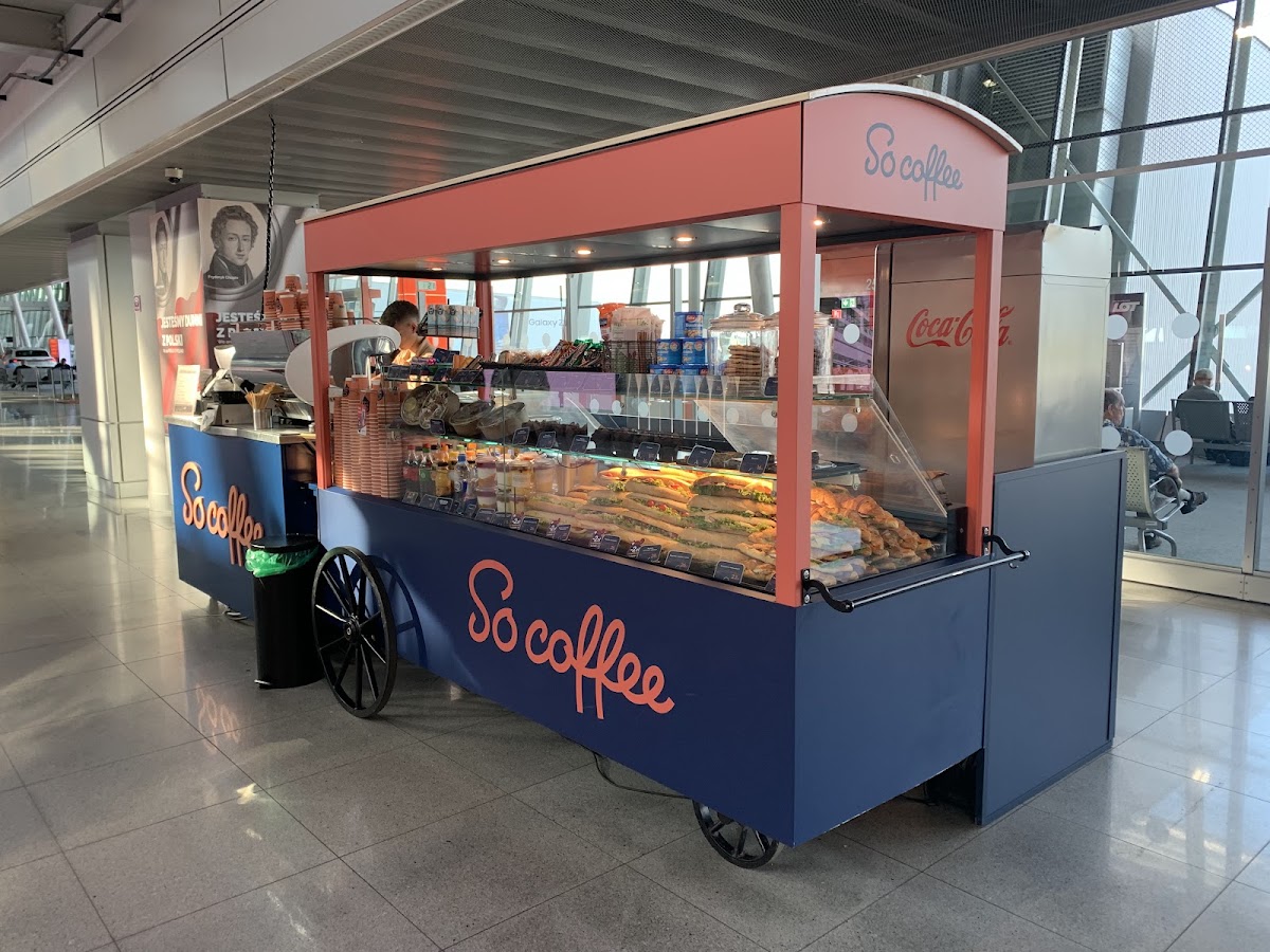 So Coffee - Schengen departures area, near The Flame