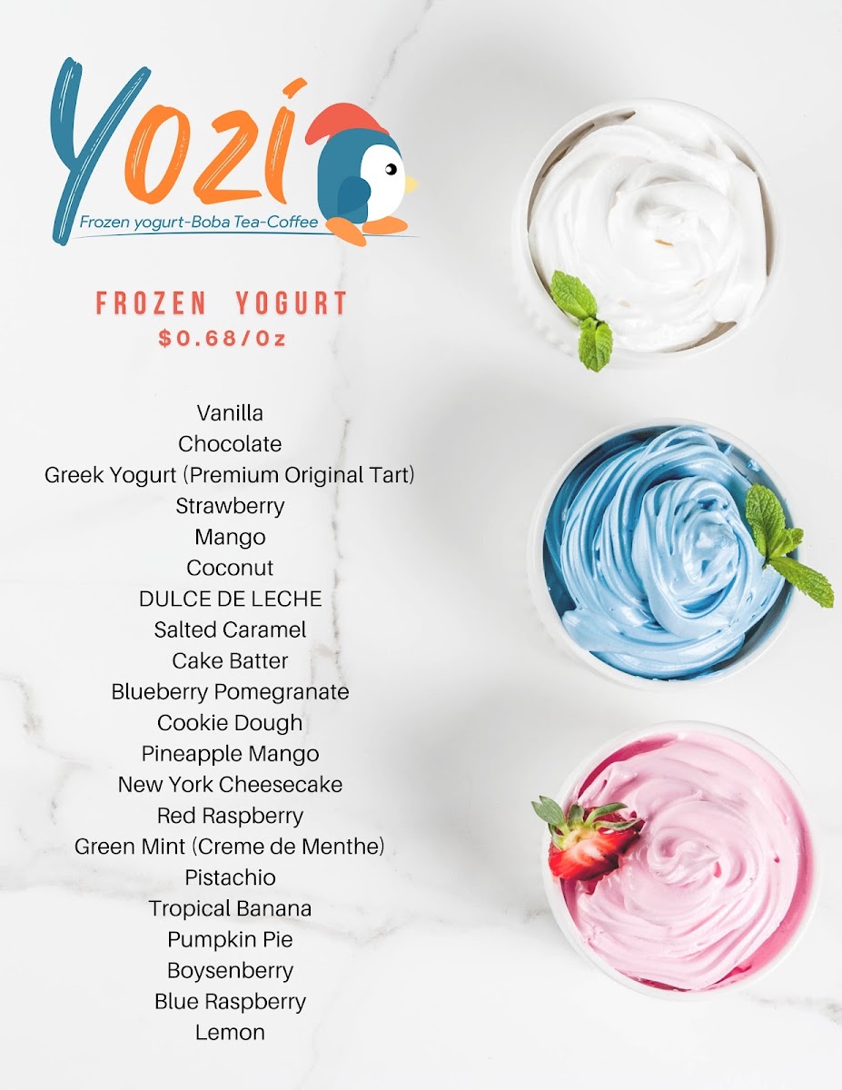 YOZI CAFE, Frozen Yogurt, Boba Tea and Smoothies - 2
