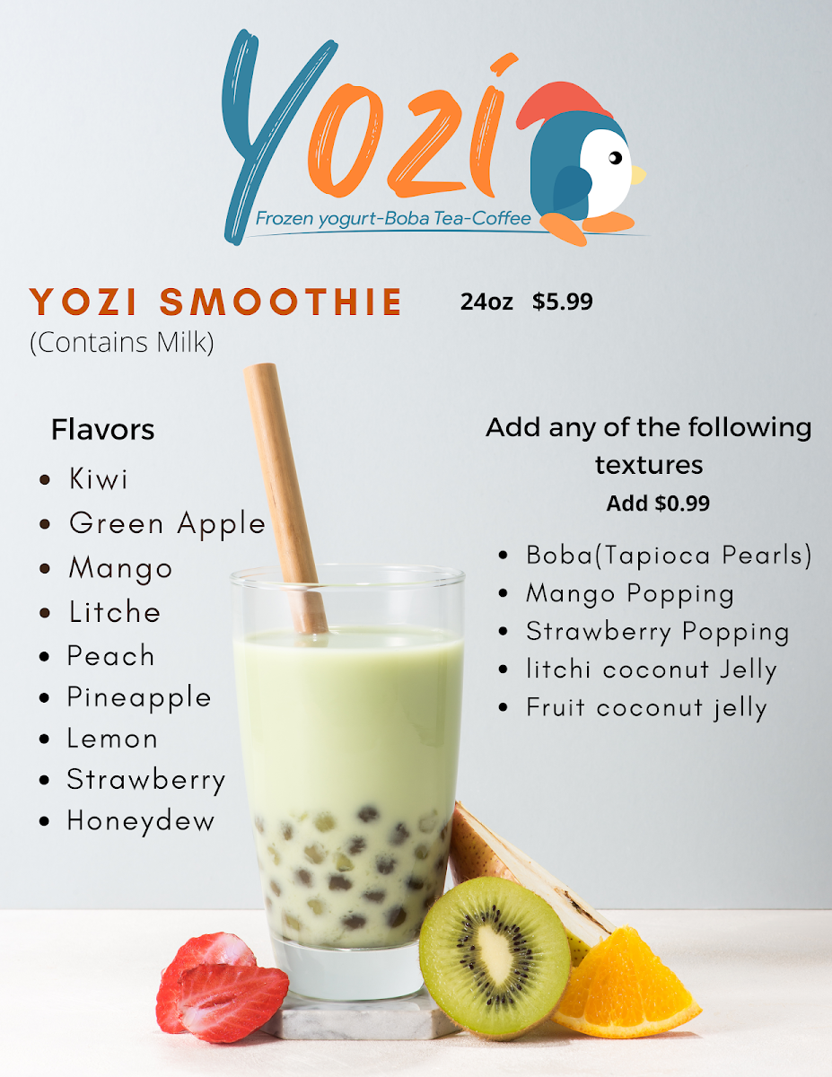 YOZI CAFE, Frozen Yogurt, Boba Tea and Smoothies - 4