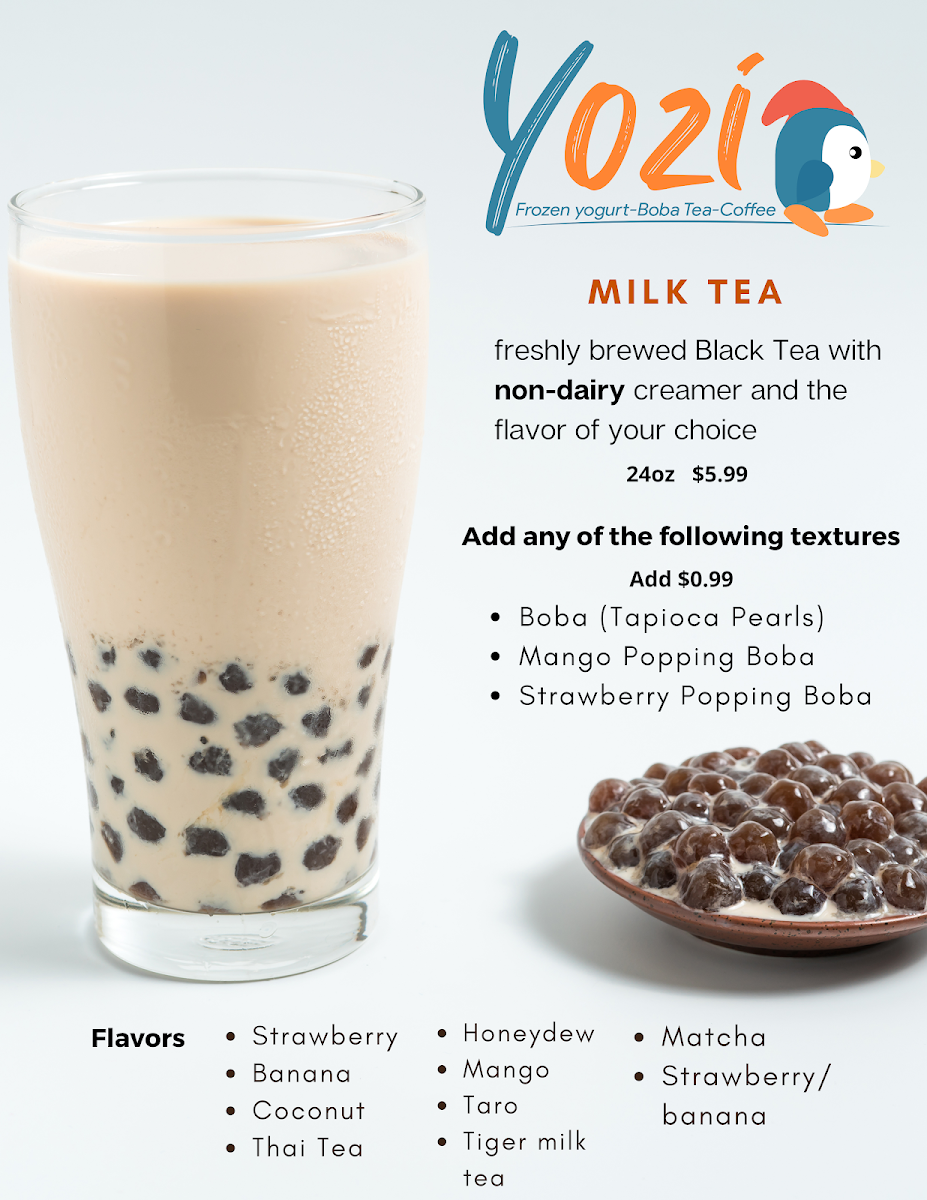 YOZI CAFE, Frozen Yogurt, Boba Tea and Smoothies - 7