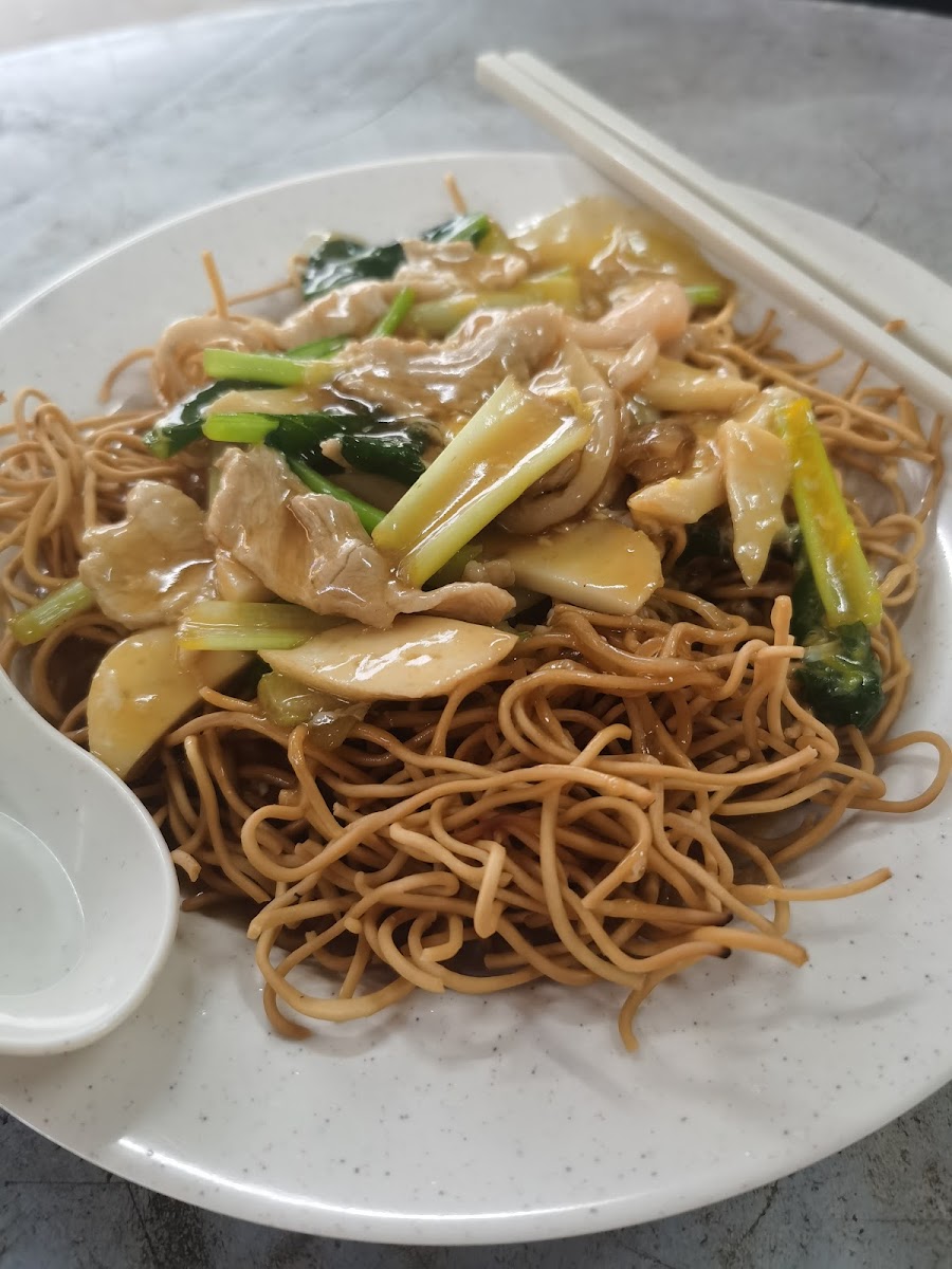 Kafe Ez 988 @ 霹雳州务边区新咖啡山著名财记濑粉 3代传统手工赖粉 咖喱 叻沙 清汤 酿料 Mi Asam Laksa Kari Sup Cafe - 3