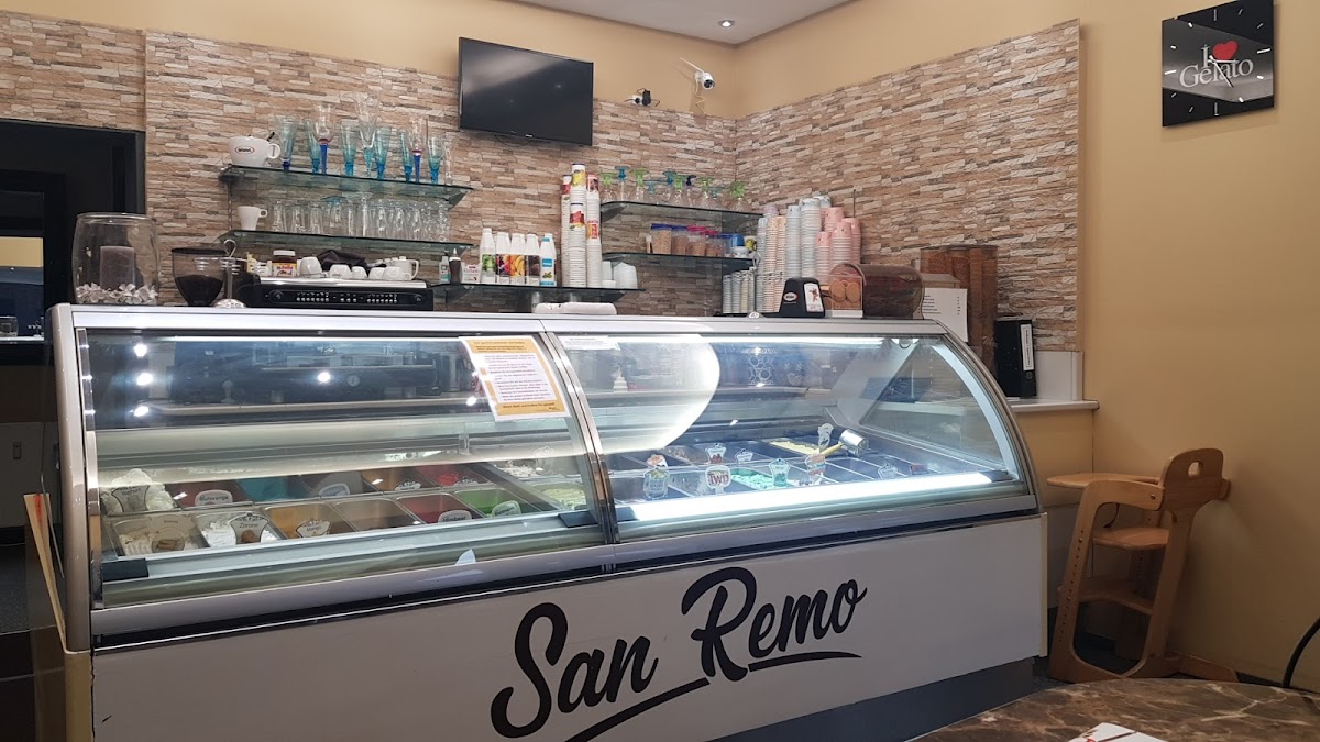 Eiscafe San Remo in Reckenfeld-Eiswagen