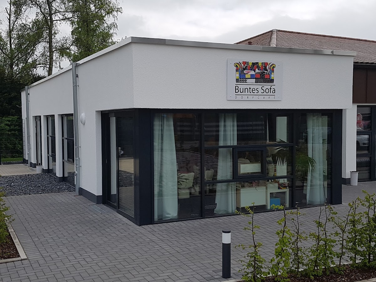 Dorfcafé Buntes Sofa