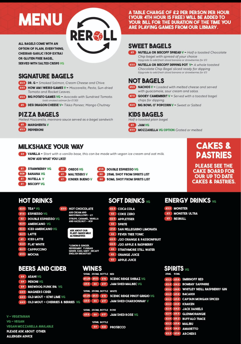 ReRoll Board Game Cafe - 1