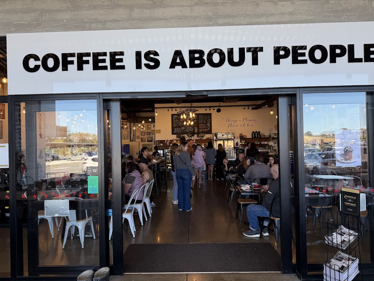 Black & White Coffee Cartel Timaru