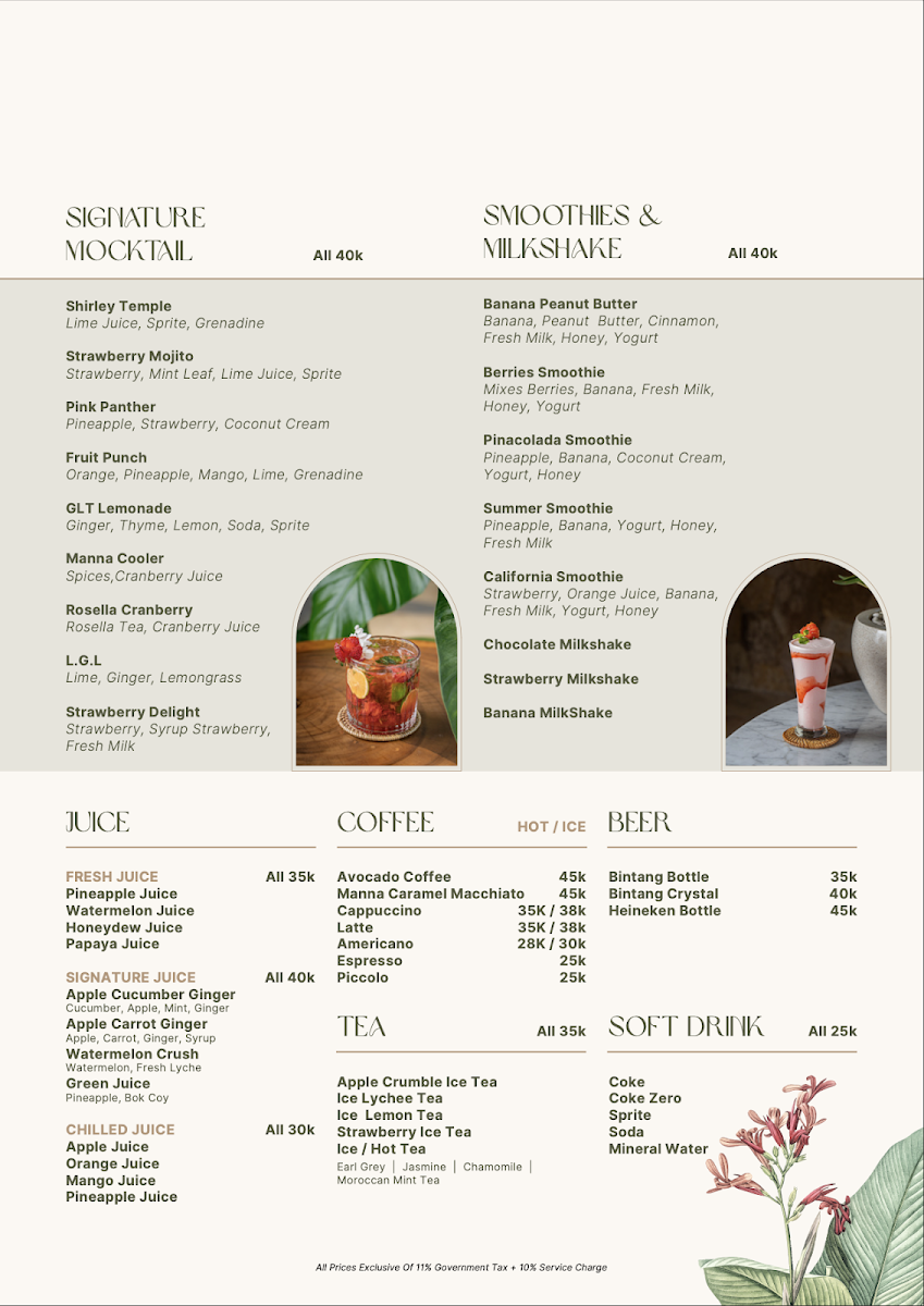 Manna Cafe Jimbaran - 1