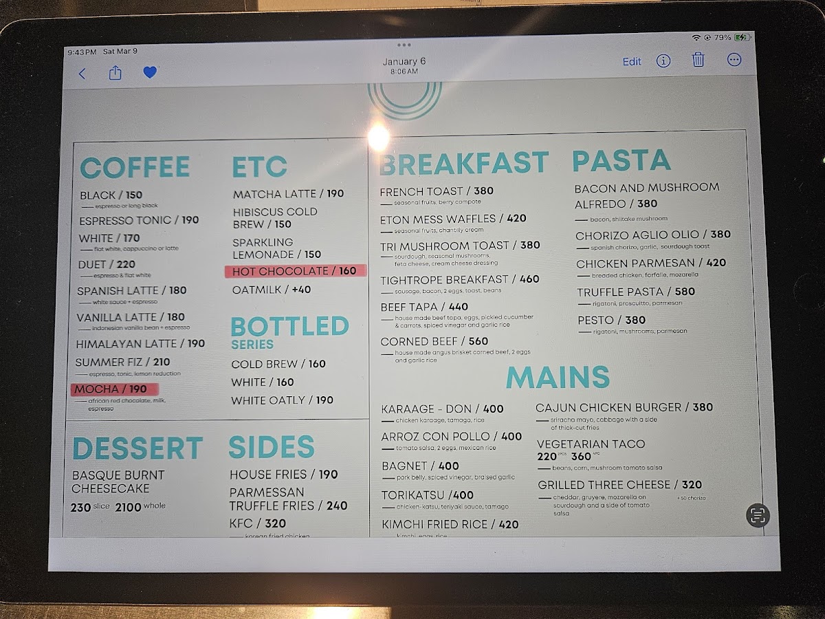 Tightrope Coffee One Paseo - 4