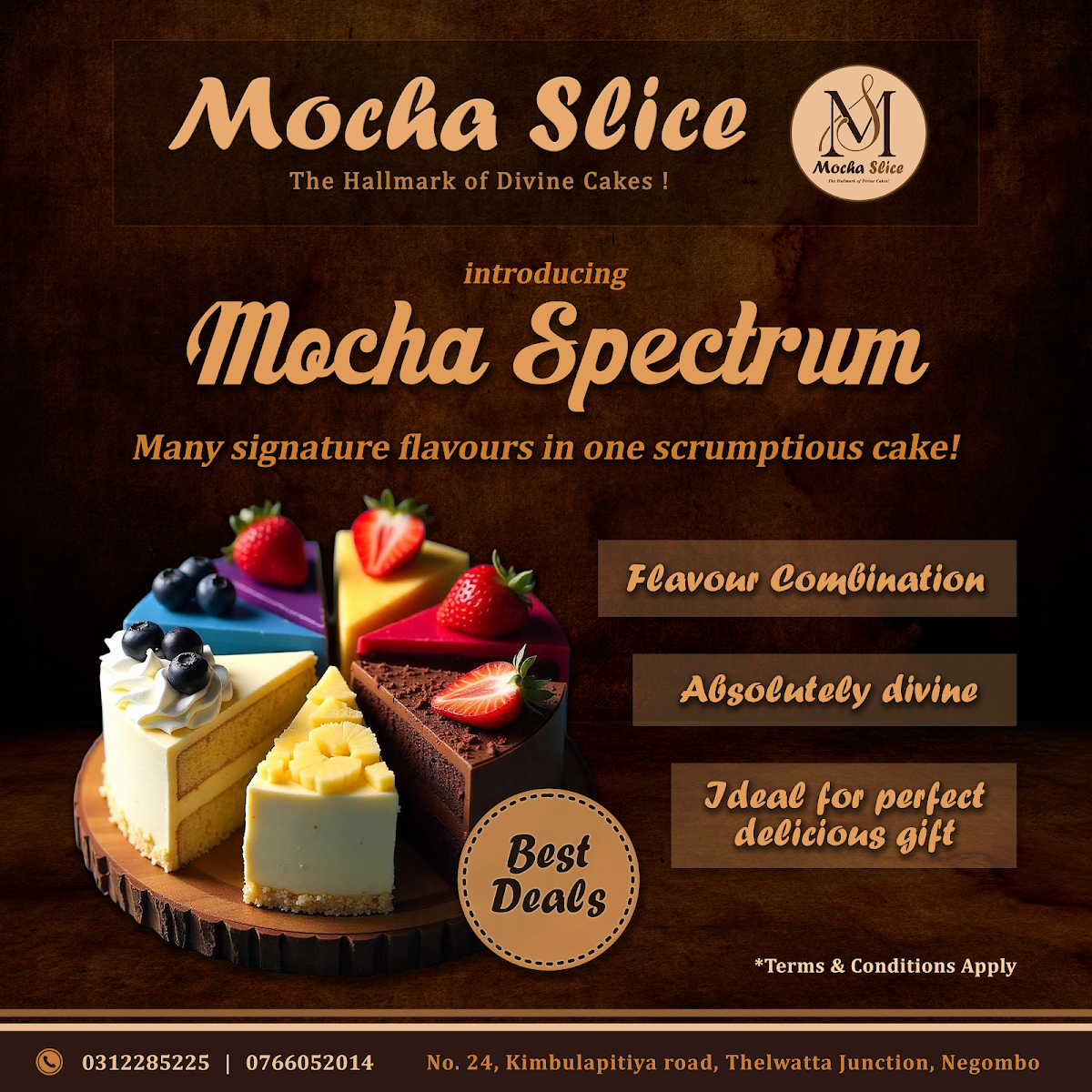 Mocha Slice - 8