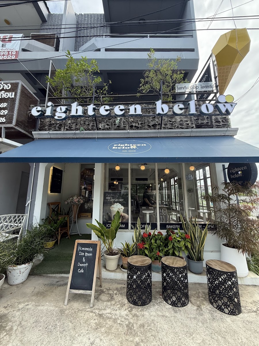 Eighteen below icecream