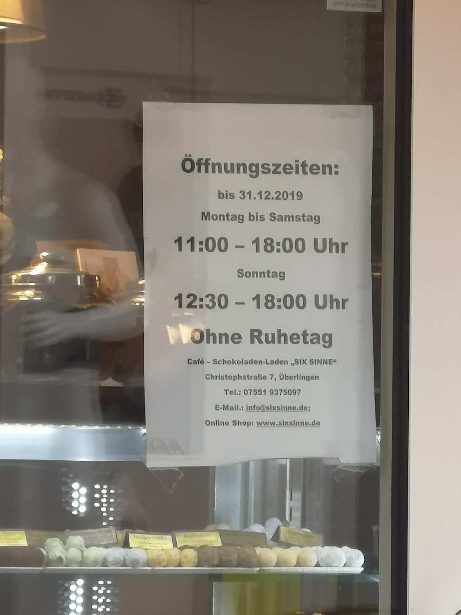 Schokoladen Laden & Cafe SIX SINNE - 5