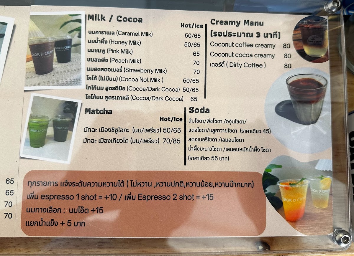 โชคดีคราฟต์ CHOK D CRAFT COFFEE - 1