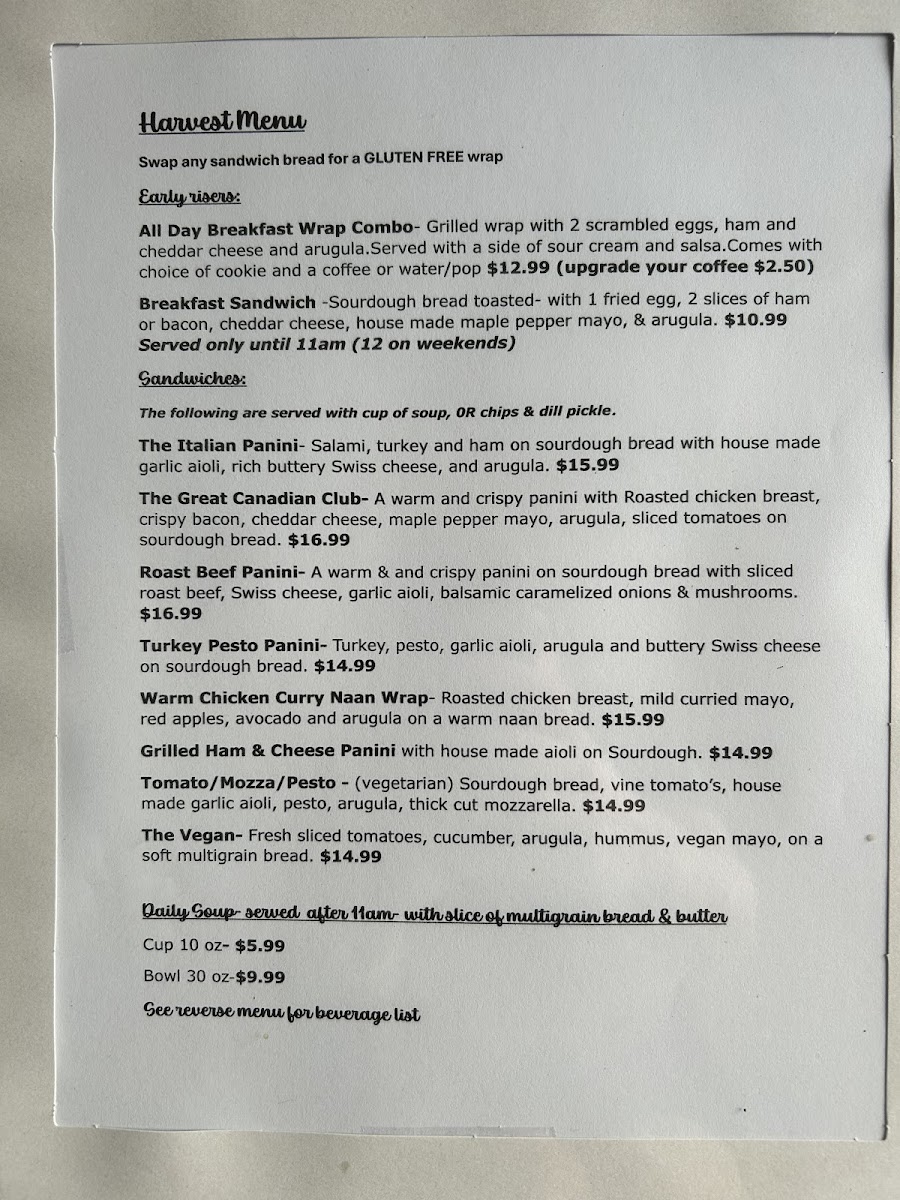 Harvest Cafe - 1