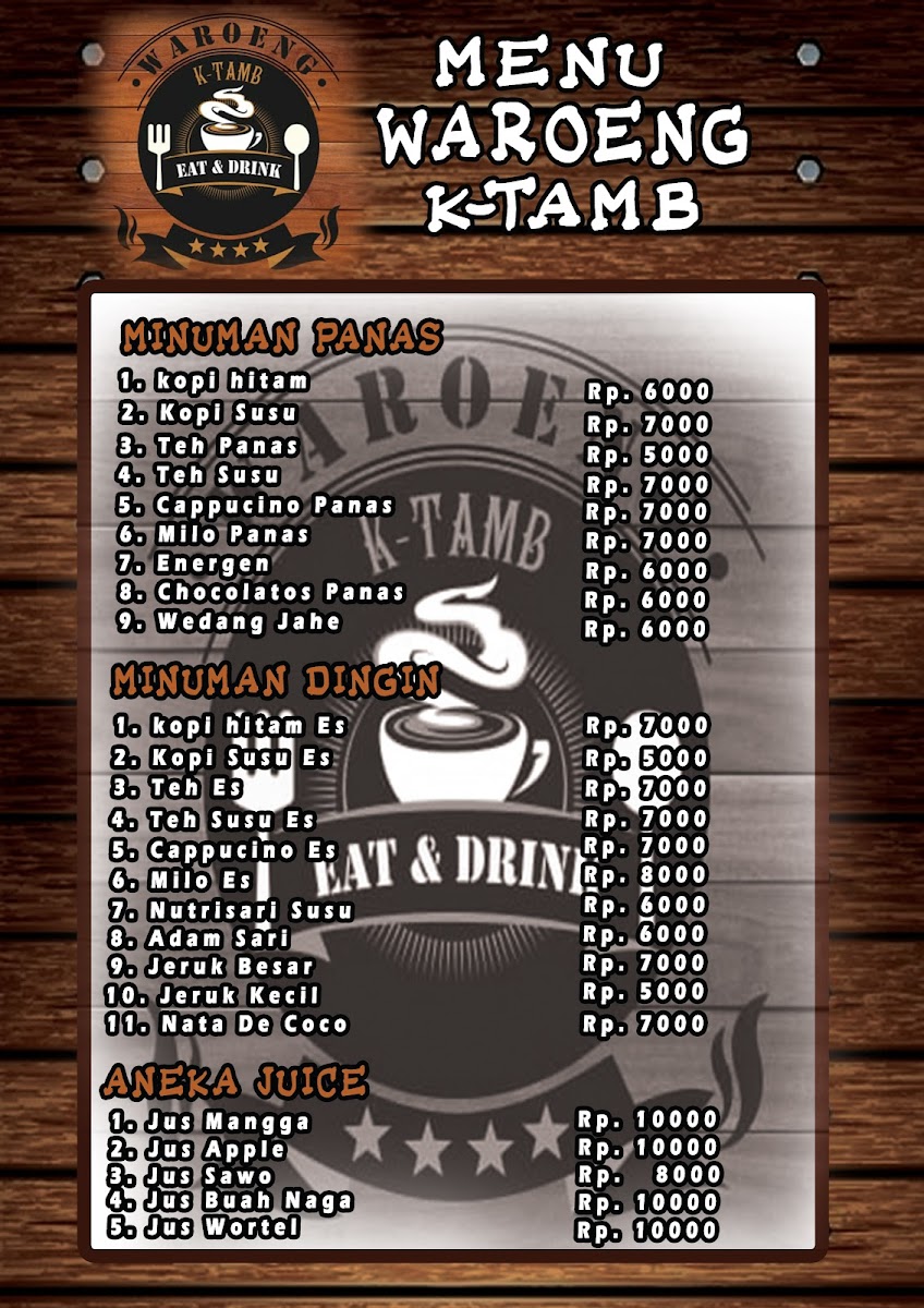 K@'Tamb Waroeng & Cafe - 1