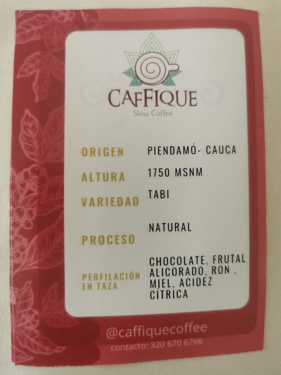 CAFFIQUE Slow Coffee - 1