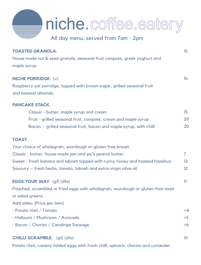 Niche Coffee Eatery - 1