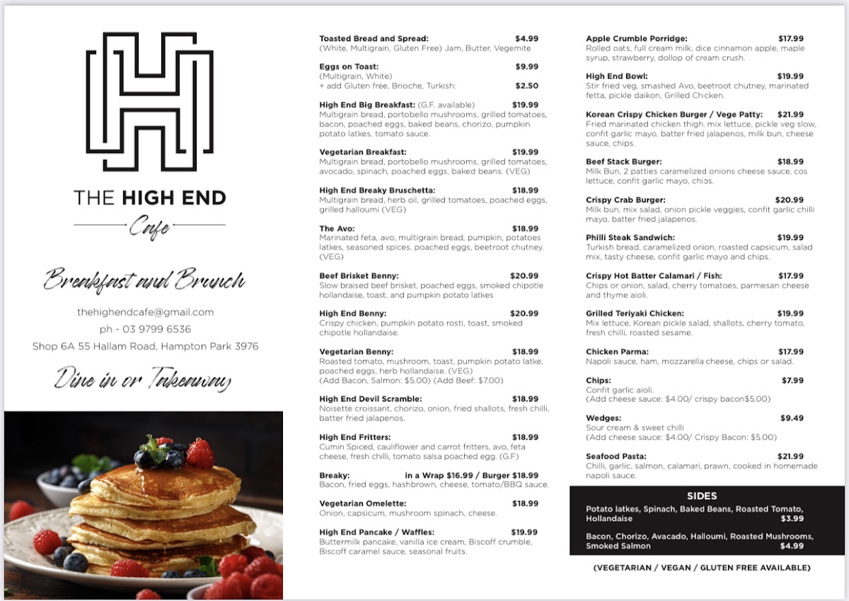 The high end cafe - 1