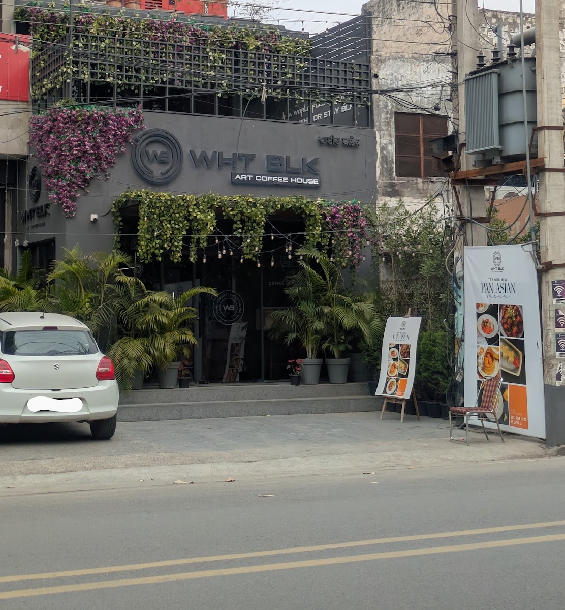 WHT BLK The Art Coffee House