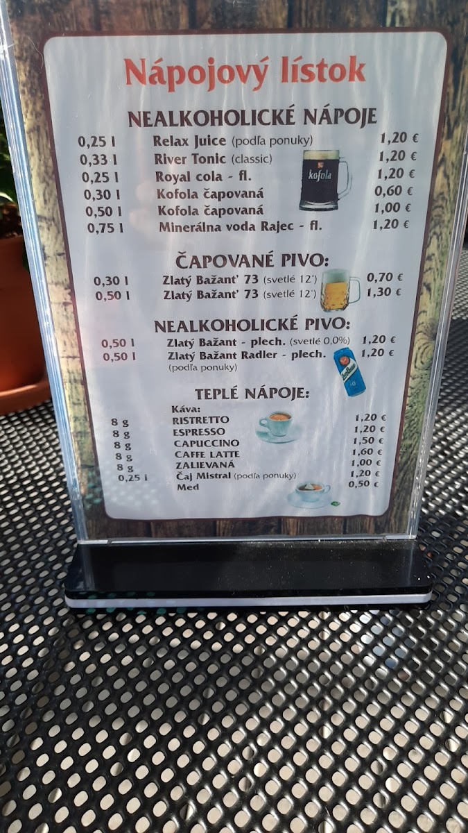 Napojovy listok u Vilka - 4