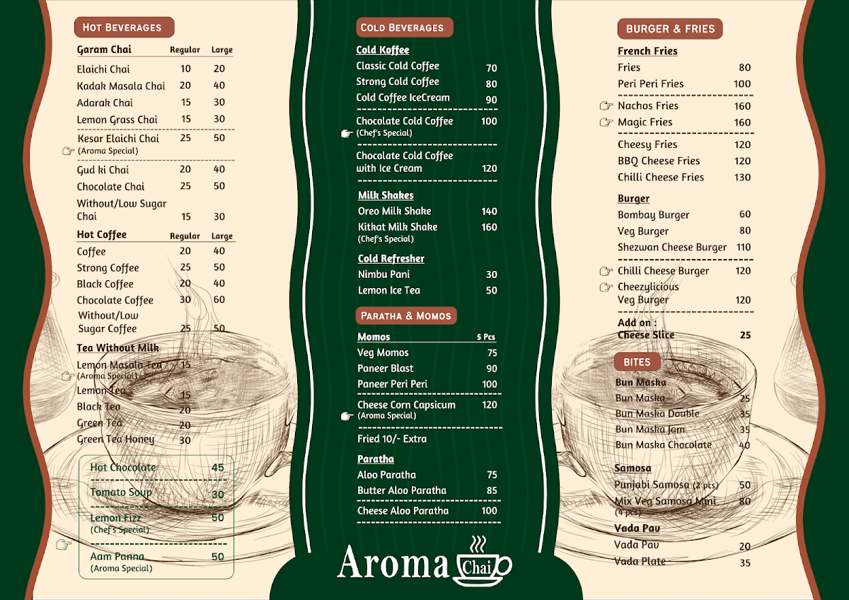 Aroma Chai & Snacks Cafe in Seawoods - 1