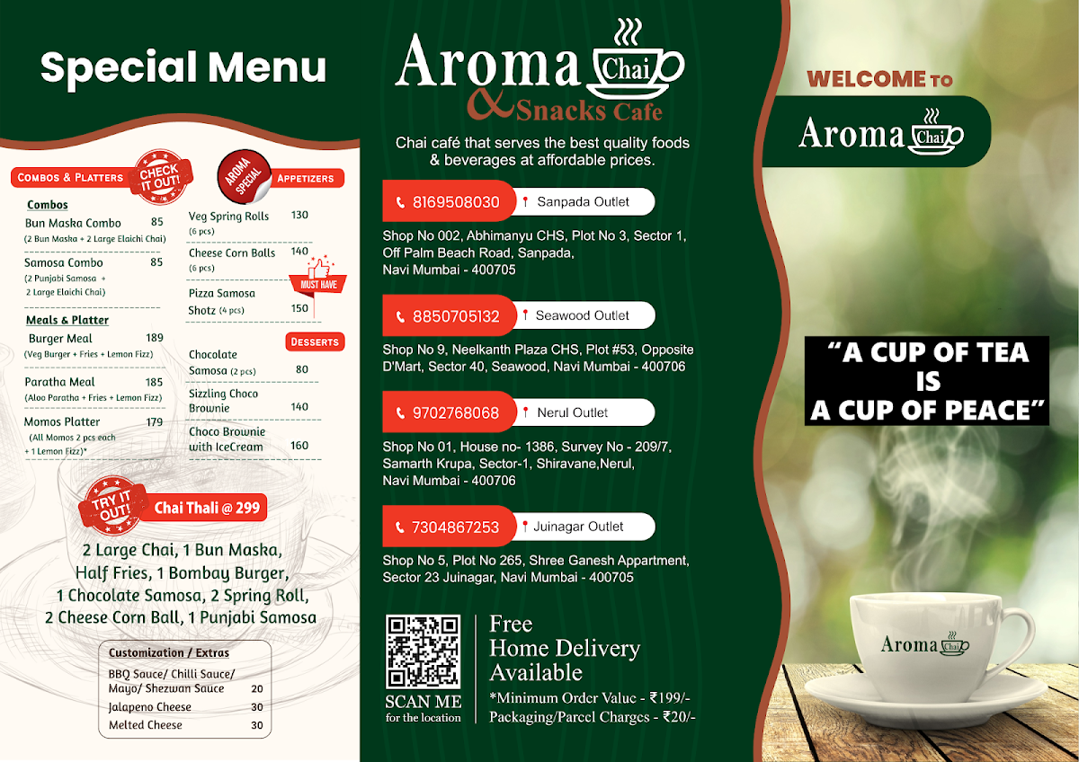 Aroma Chai & Snacks Cafe in Seawoods - 2