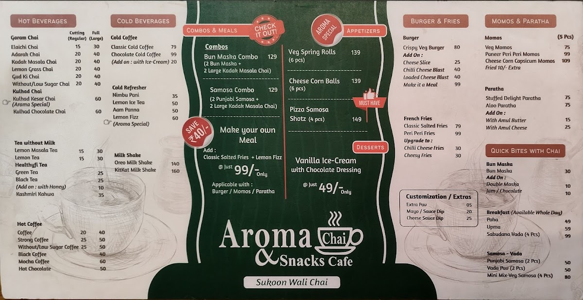 Aroma Chai & Snacks Cafe in Seawoods - 3