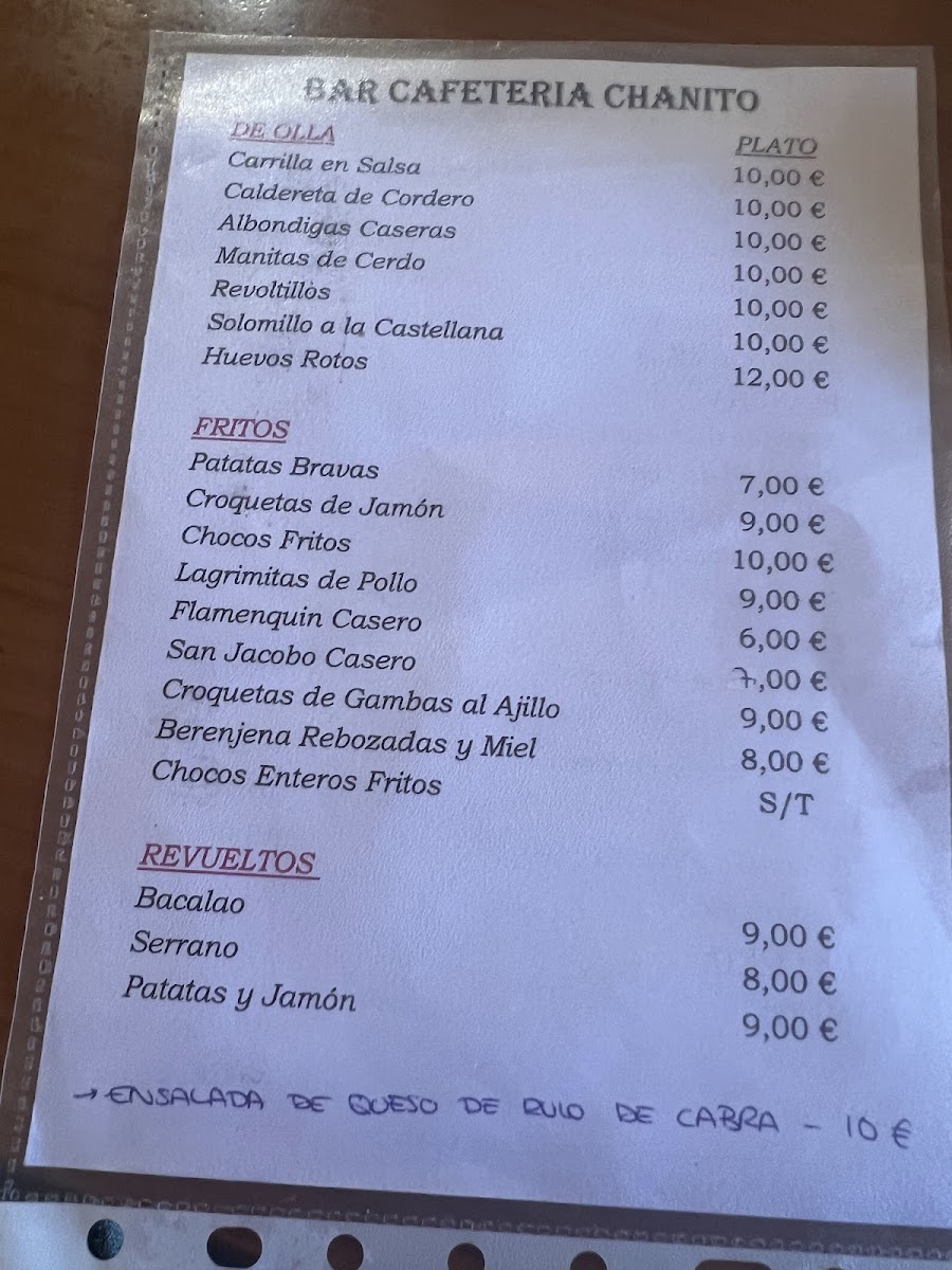 Bar Cafeteria Chanito - 1