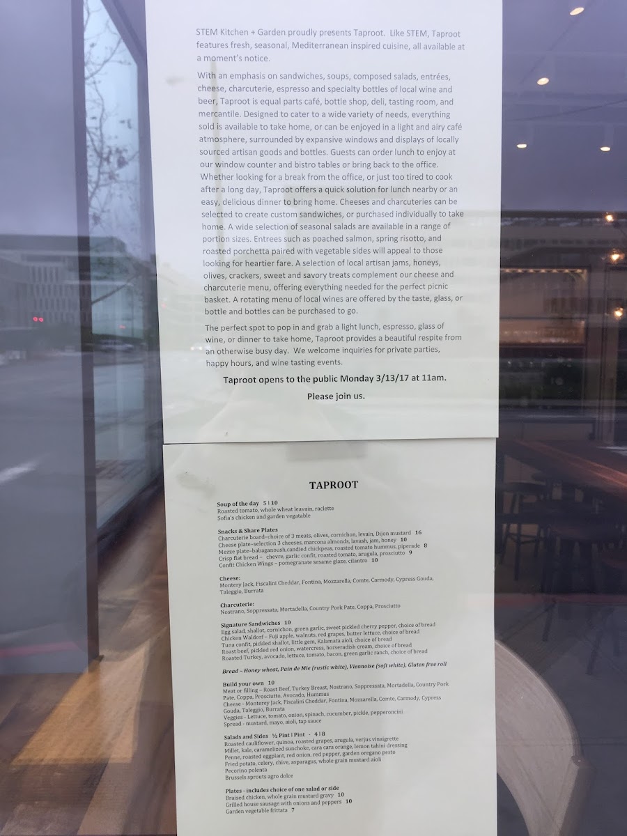 Taproot Eatery - 1