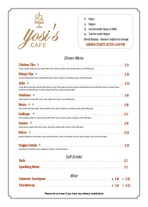 Yosi's Café - 1