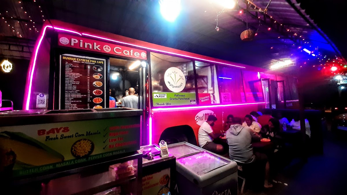 Pink Cafe and Toilet complex