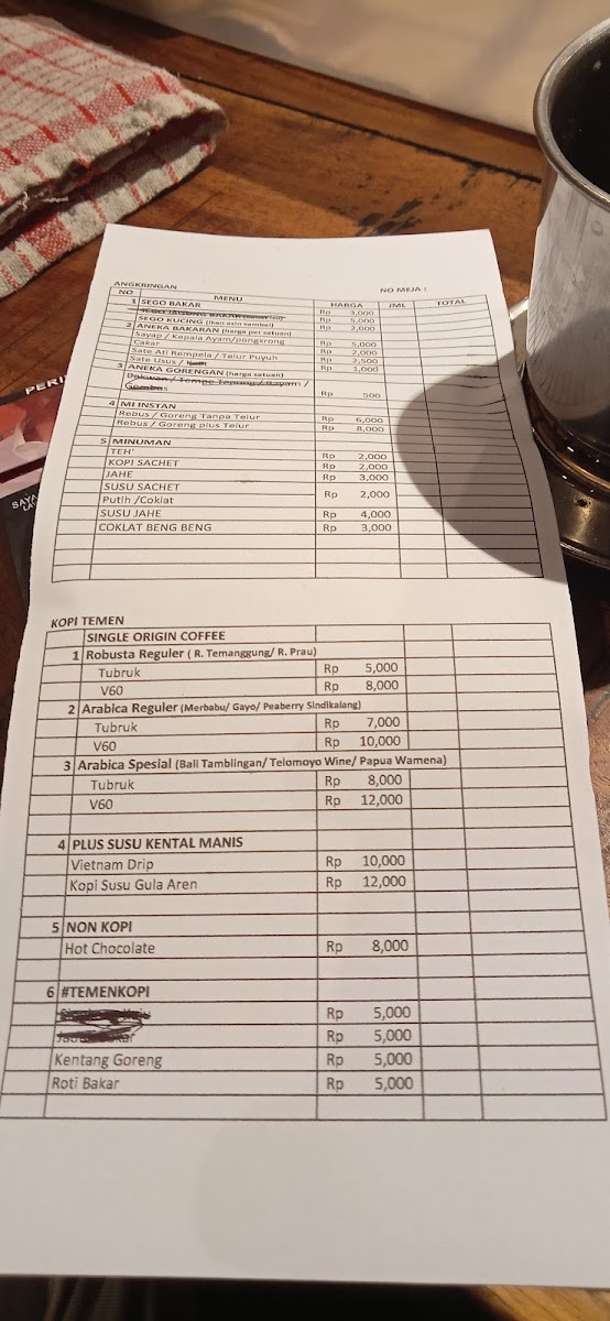 Sego Bakar Kebul Kebul - 1