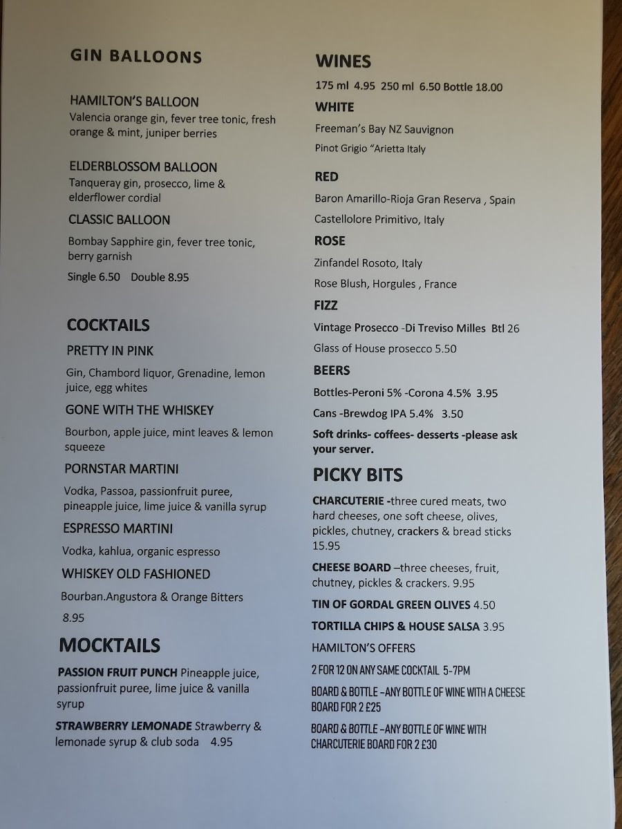 Neighbourhood Cafe /Hamilton's Bar - 2