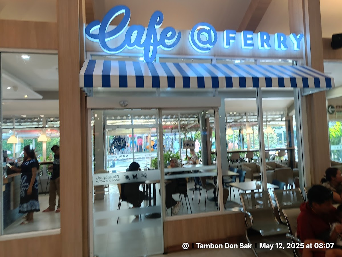 Cafe at ferry