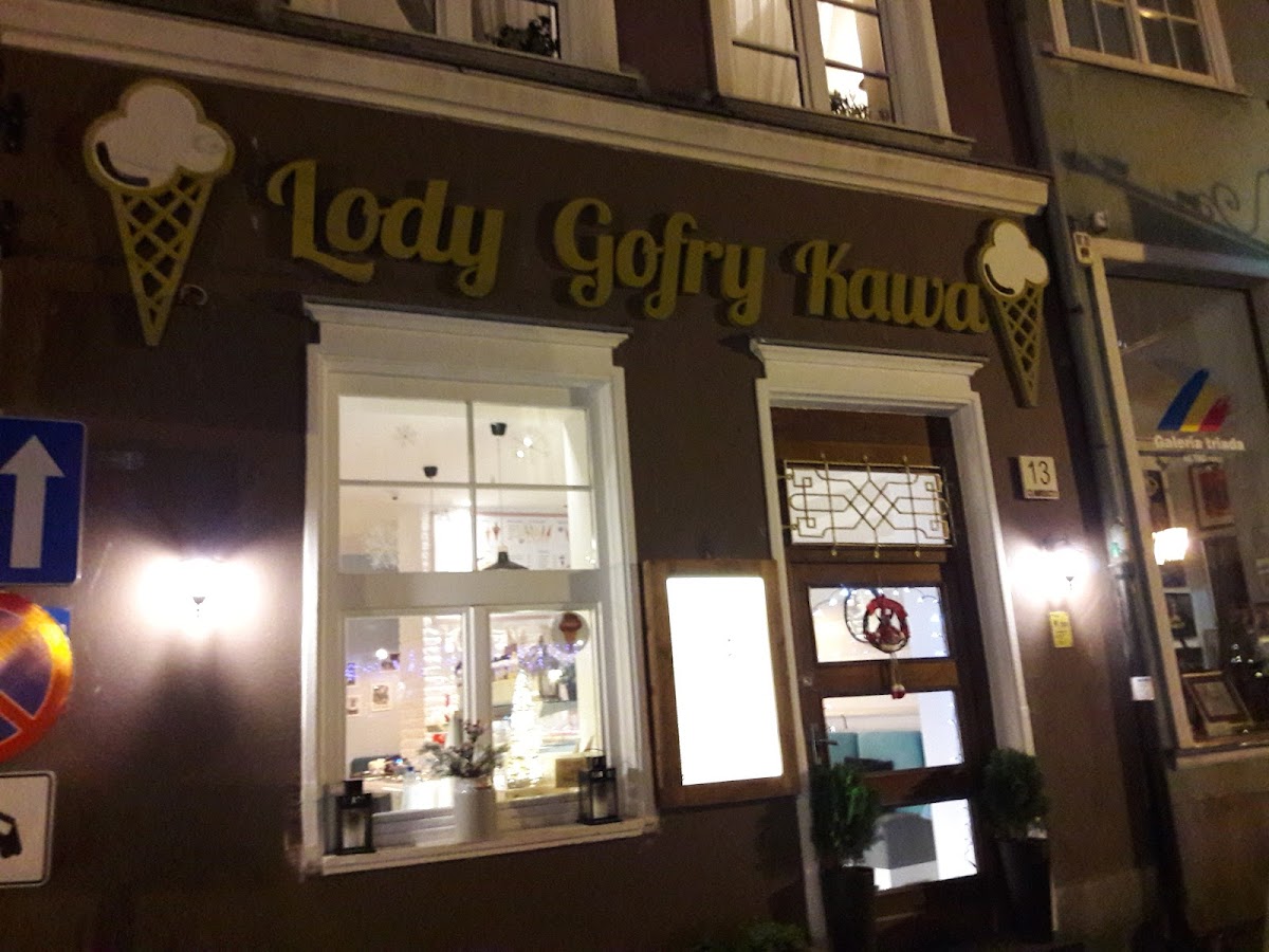 Coffee ice cream Waffles