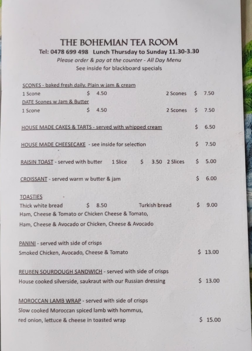 The Bohemian Tearoom - 1