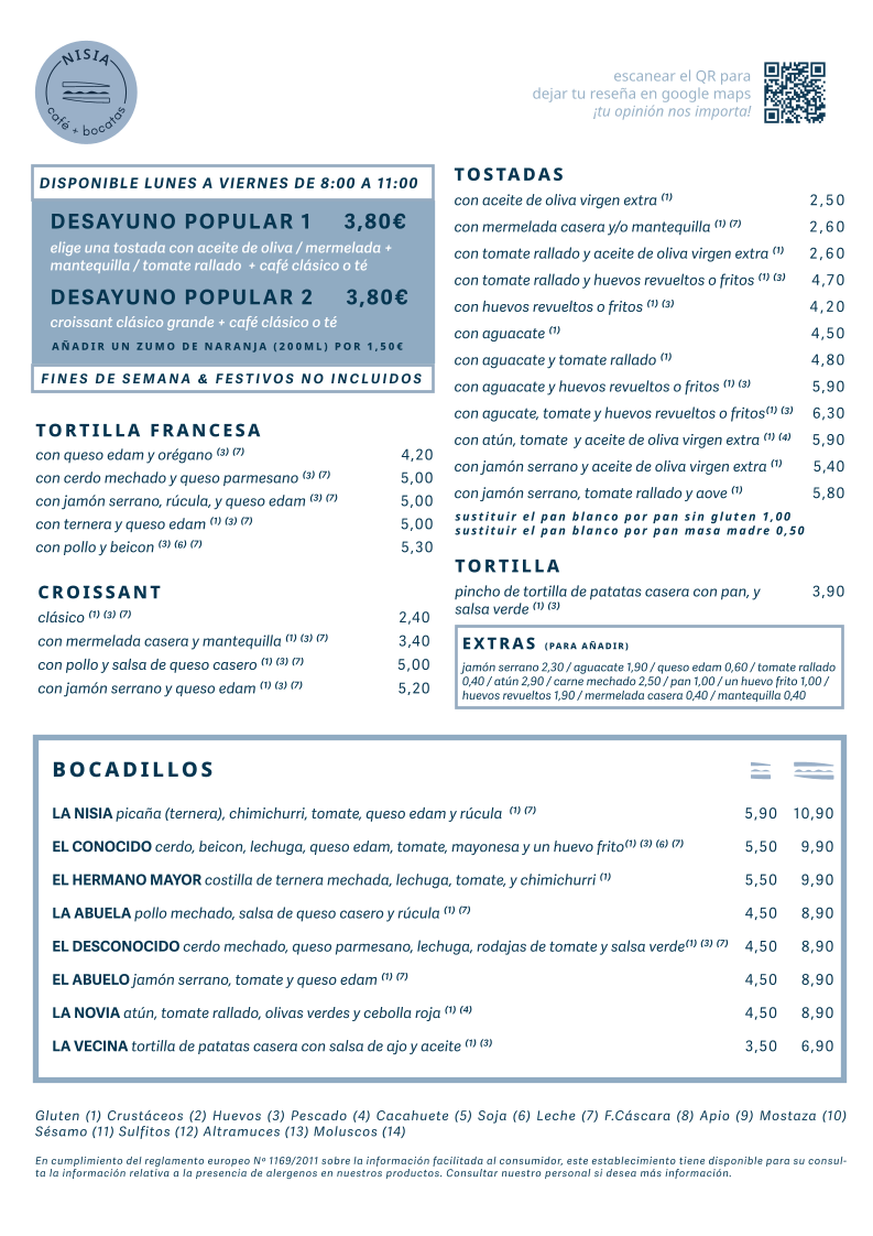 Nisia Cafetería y Bocatería - 4
